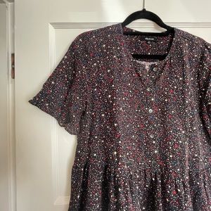 Madewell red white and blue star top